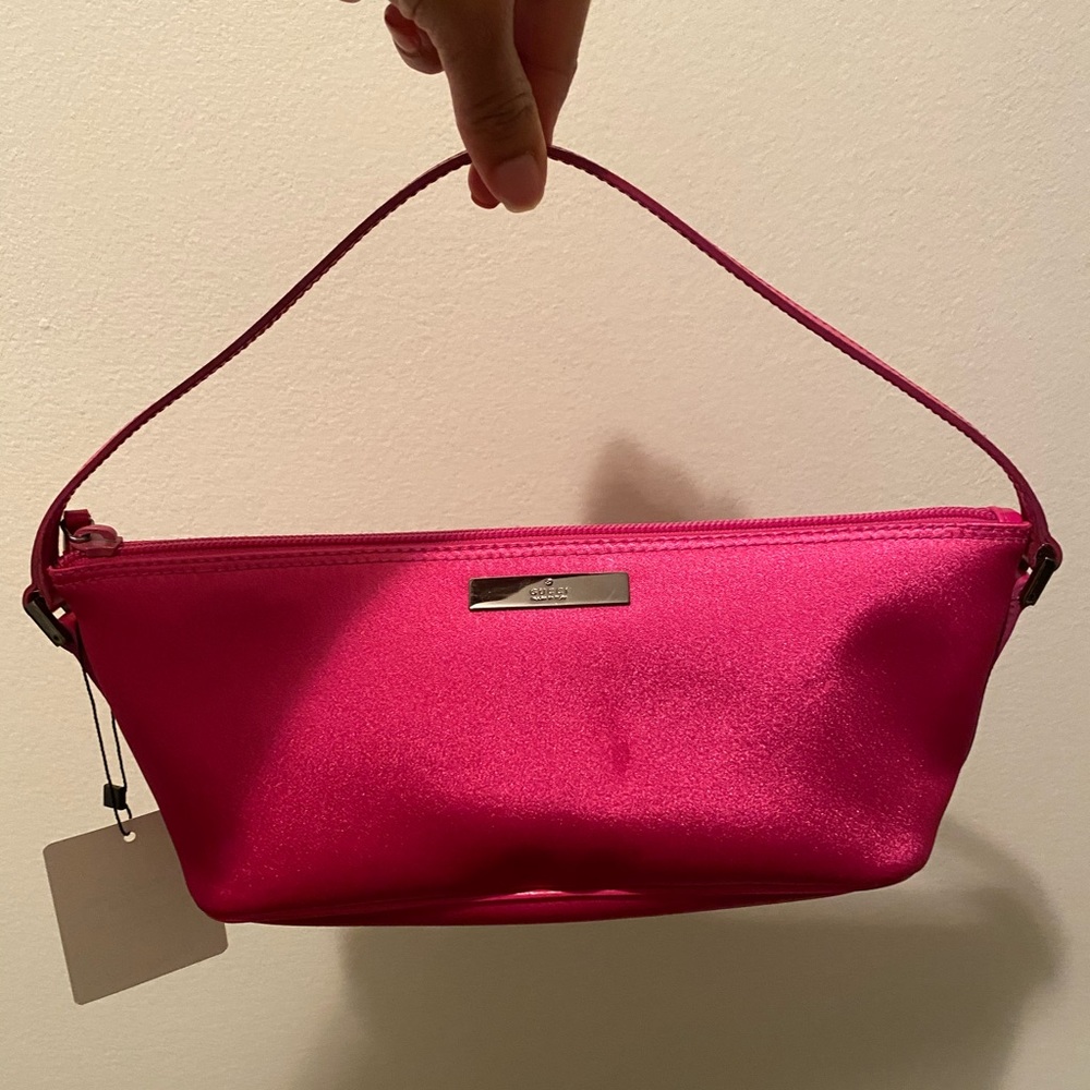 Authentic Gucci Satin Pink Purse